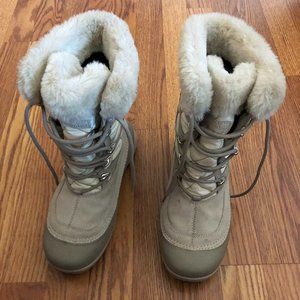 Suede & Rubber Techlite Omni-Heat Fur Top Boots